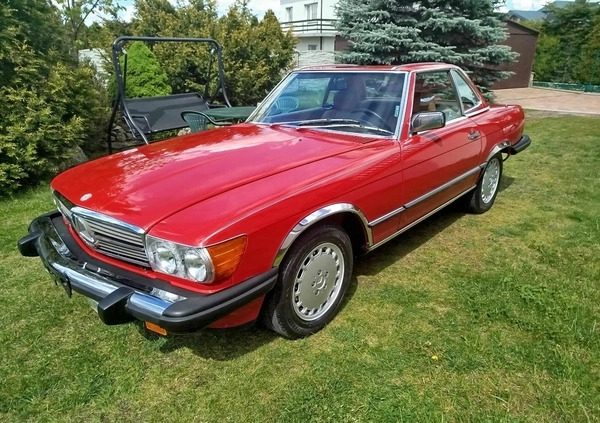 Mercedes-Benz SL cena 139000 przebieg: 111000, rok produkcji 1987 z Ogrodzieniec małe 781